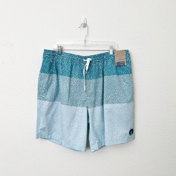 [Chubbies] Whale Sharks Blue Striped Ombre 7" Inseam Swim Shorts NWT Size XXL - Picture 3 of 12